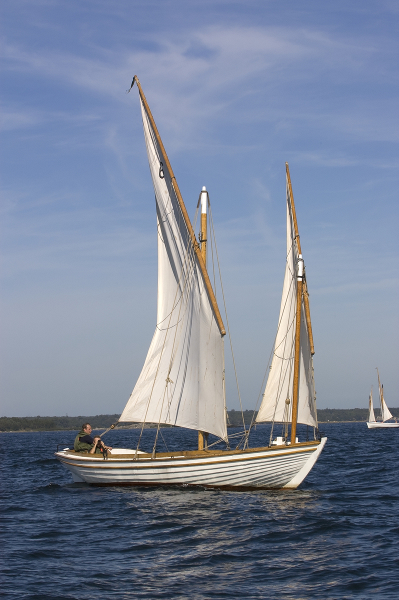 The sailing boats of the Naval Museum, Karlskrona, Sweden