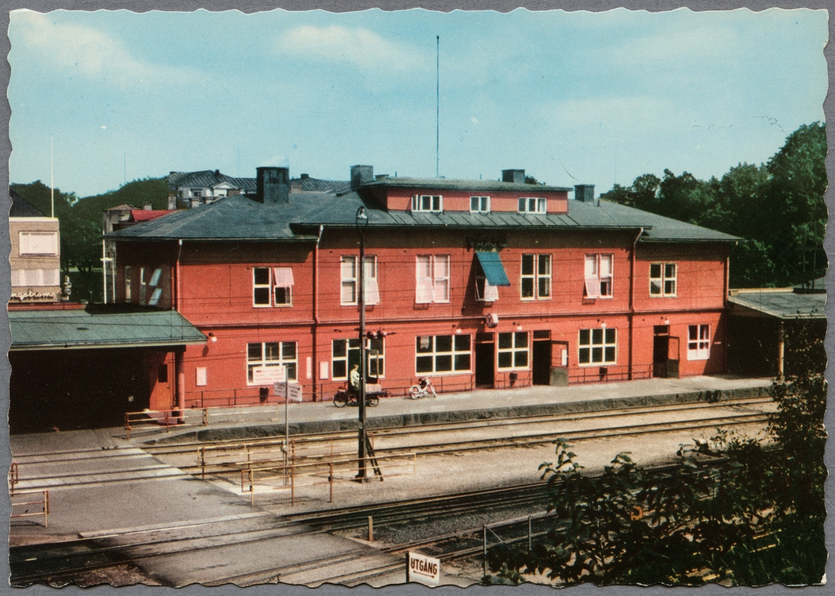 Växjö station. Järnvägsmuseet / DigitaltMuseum
