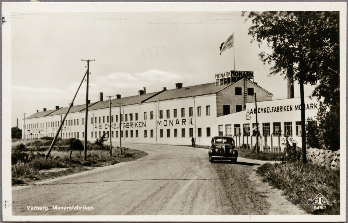 Monark Cykelfabrik I Varberg Jarnvagsmuseet Digitaltmuseum