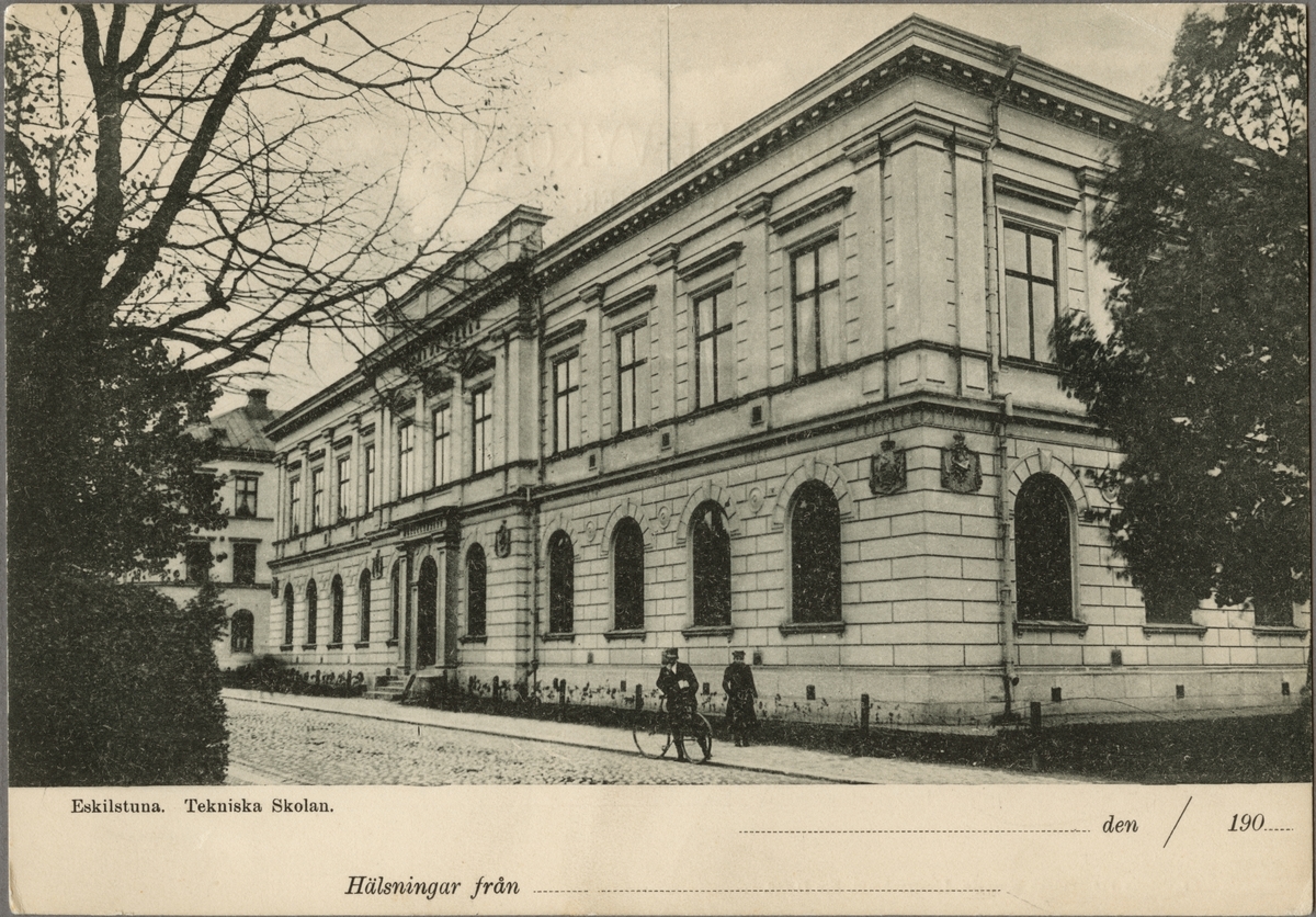 Tekniska skolan i Eskilstuna. - Järnvägsmuseet / DigitaltMuseum