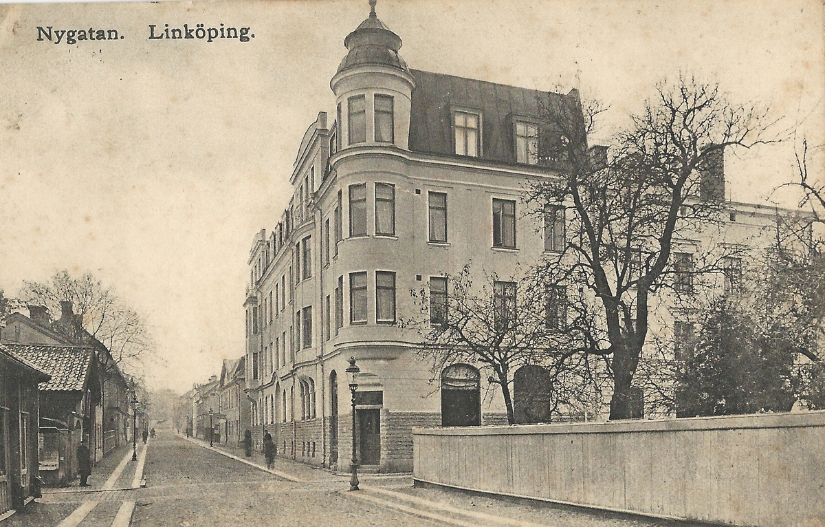 Nygatan i Linköping - Bild Linköping / DigitaltMuseum